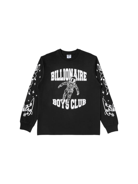 【Billionaire Boys Club-ビリオネアボーイズクラブ】 BB GRAVITY LS T-SHIRT / BLACK (ロンT/ブラック)