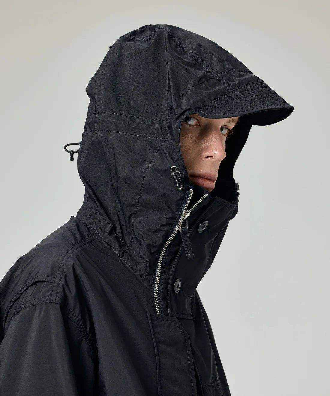 【PHENIX - フェニックス】TECH SMOCK COAT / WINDSTOPPER® PRODUCTS BY GORE-TEX LABS /BLACK (コート/ブラック)
