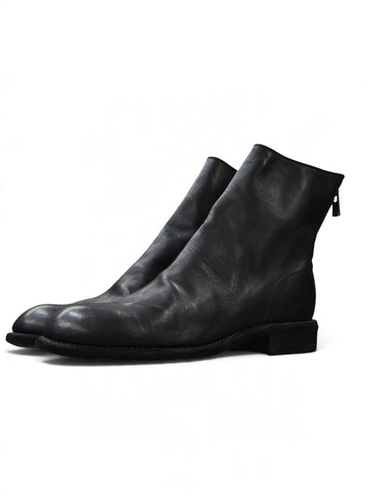 【GUIDI - グイディ】986 HORSE FULL GRAIN BACK ZIP BOOTS / BLACK (ブーツ/ブラック)