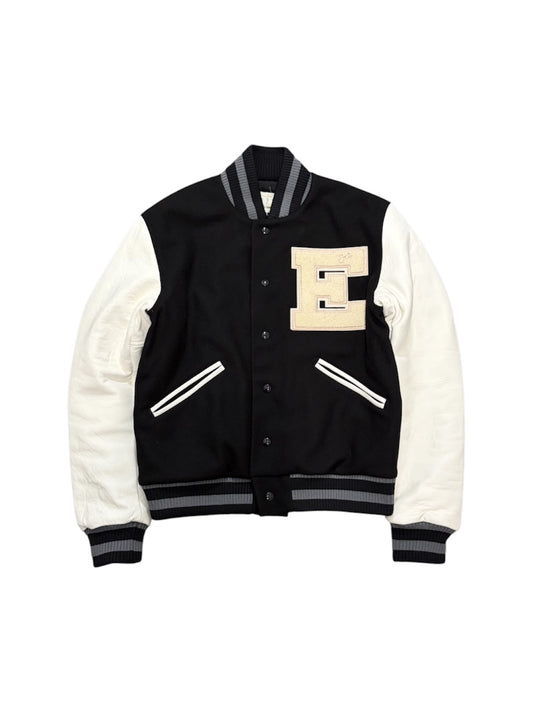 【ERL - イーアールエル】UNISEX VARSITY JACKET / BLACK (ジャケット/ブラック)