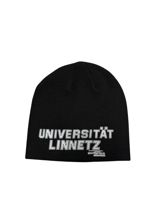 【ERL - イーアールエル】UNISEX VARSITY BEANIE / BLACK (ビーニー/ブラック)