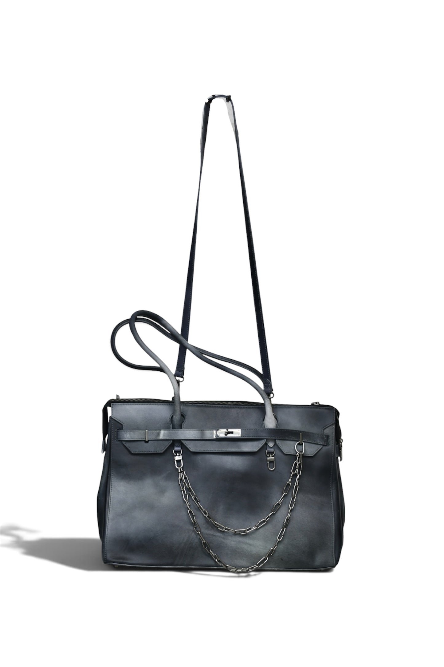 【BASKETCASE  - バスケットケース】GRIFTER, leather tote  / BLACK (バッグ/ブラック)