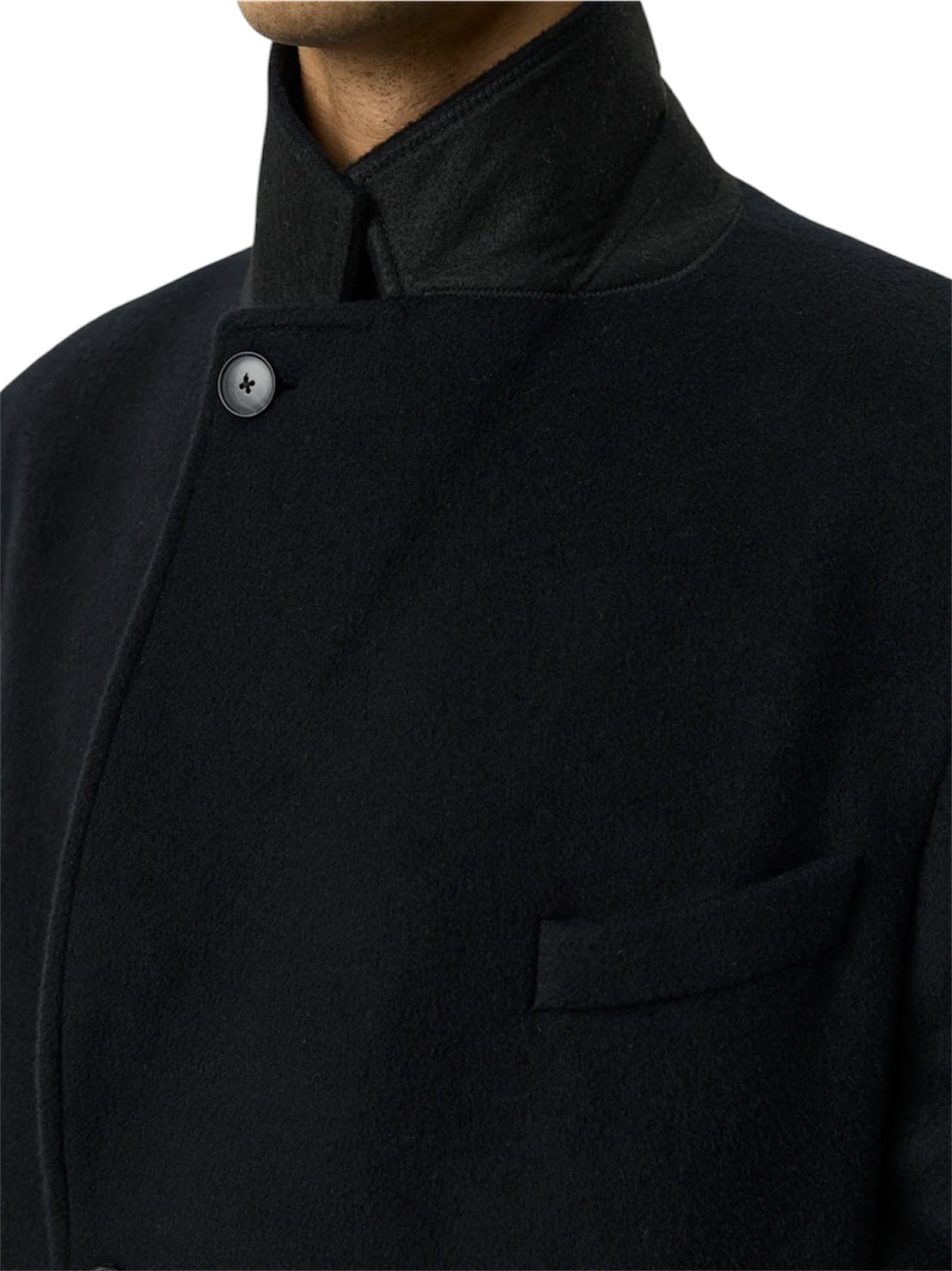 【mfpen - エムエフペン】  Conference Coat /  Black Recycled Wool  (コート/ブラックリサイクルウール)