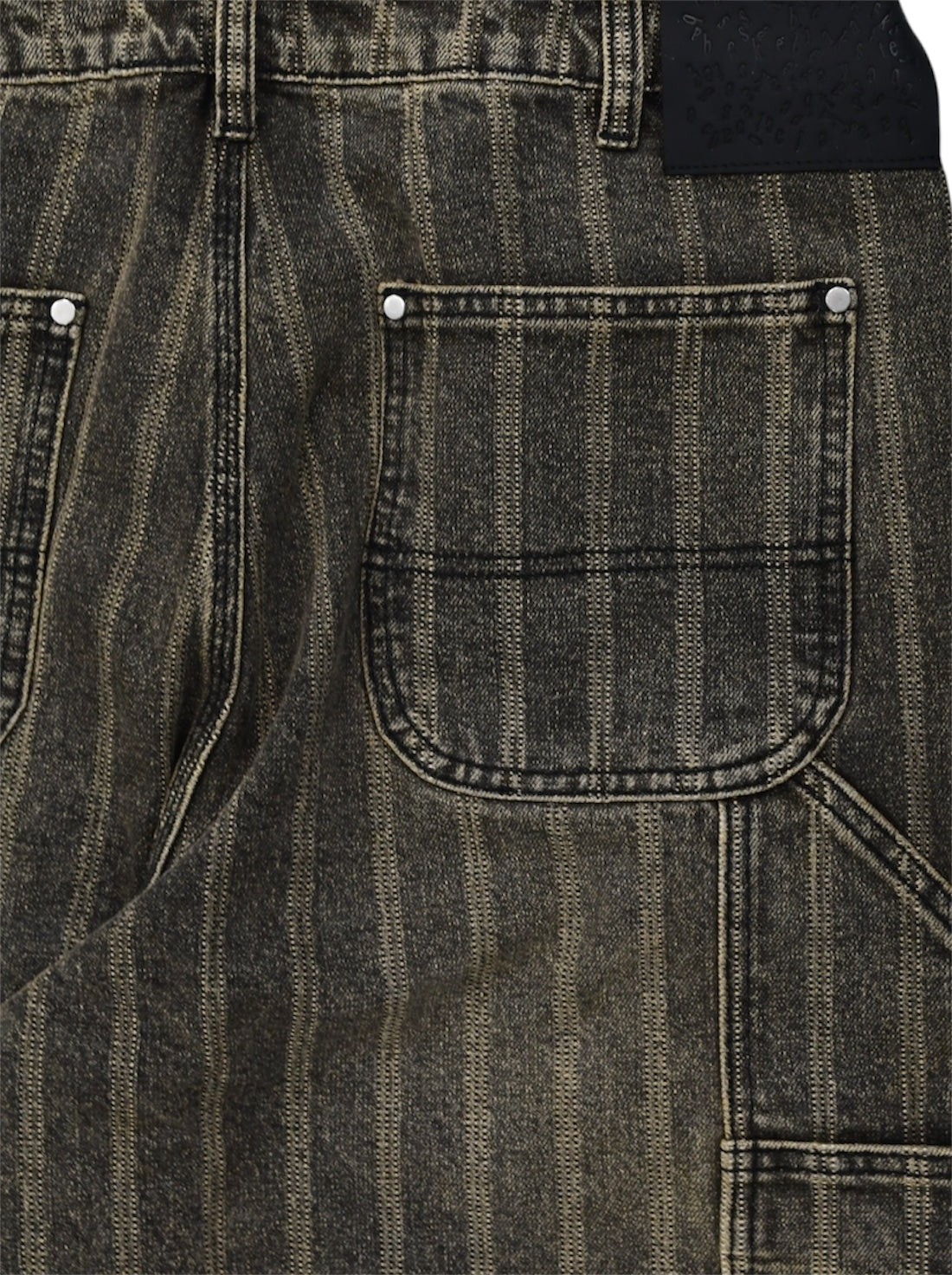 【BASKETCASE  - バスケットケース】HENCH, double knee pants (hickory) / WASHED BROWN (パンツ/ウォッシュドブラウン)