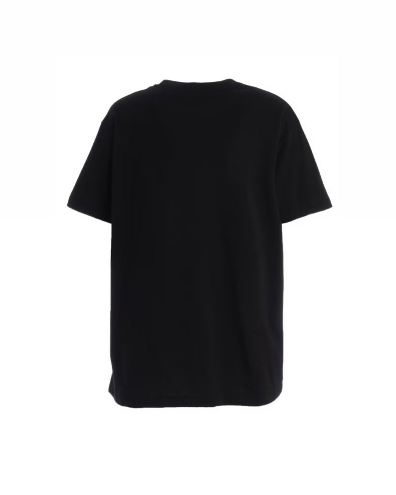 【Ground Y - グラウンドワイ】JERSEY CAT AND RED SUNFLOWER T-SHIRT / BLACK(Tシャツ/ブラック)