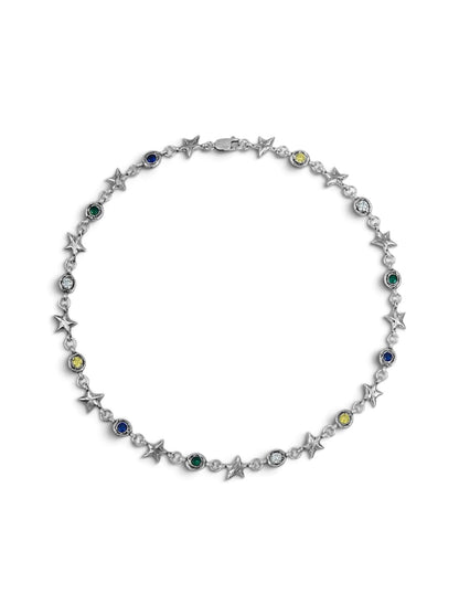 【TWO JEYS  - トゥージェイズ】MULTICOLOR SQUADRA NECKLACE / MULTI (アクセサリー/マルチ)