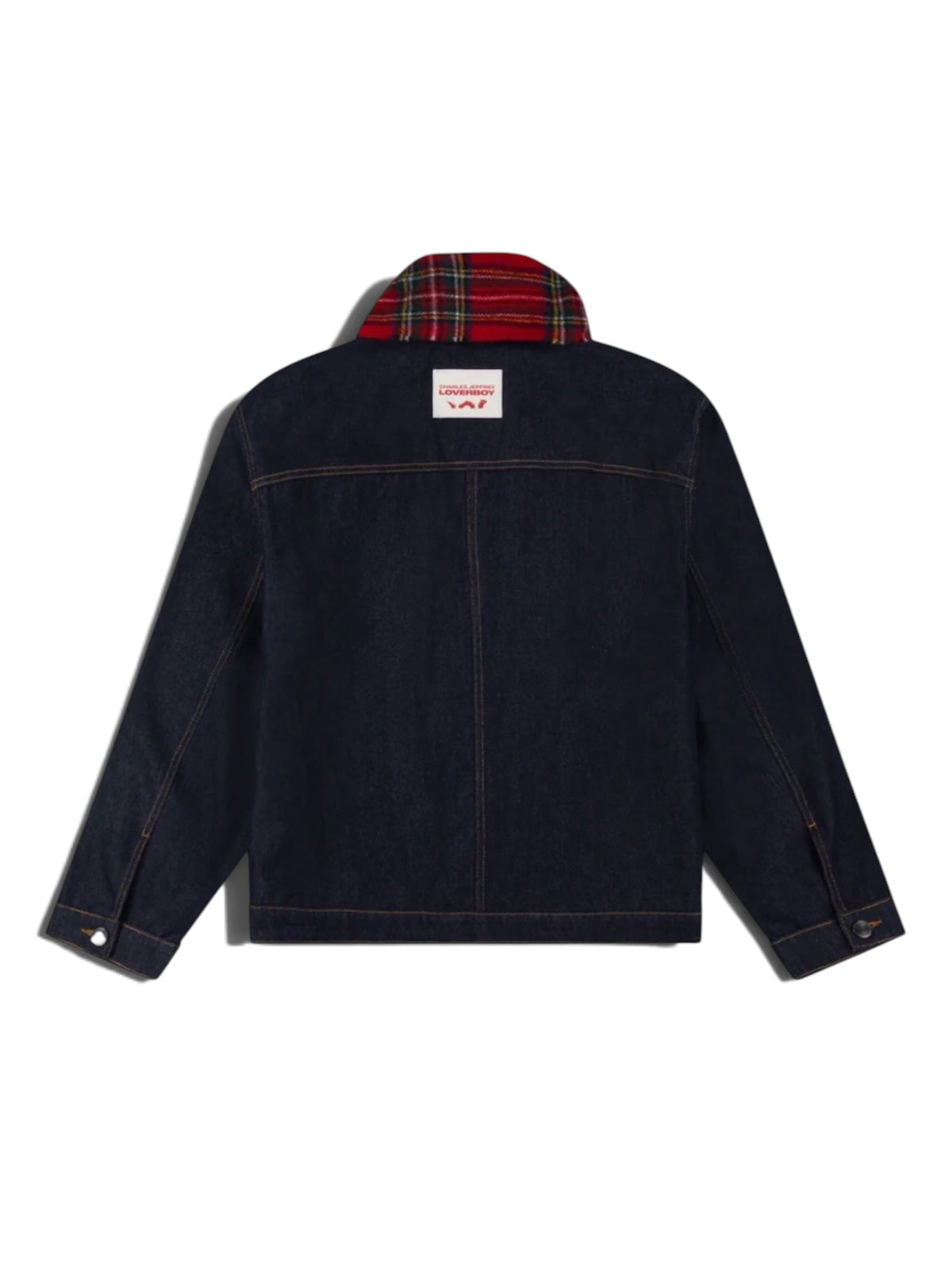 【Charles Jeffrey Loverboy - チャールズ ジェフリー ラバーボーイ】SCARF DENIM JACKET / Blue(ジャケット/ブルー)
