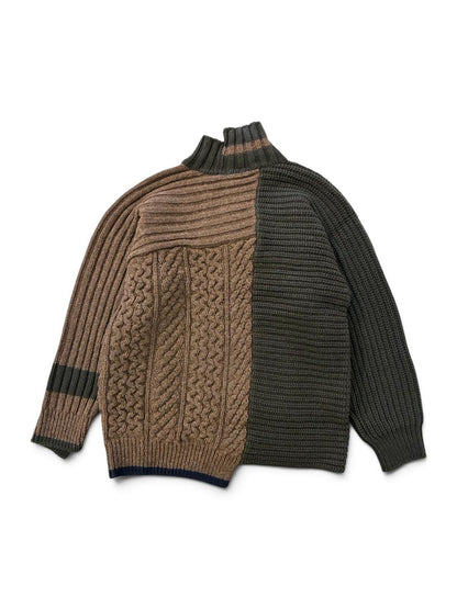 【kolor BEACON - カラー ビーコン】26WBM-N01331-48 Knit  / BLACK (ニット/ブラック）