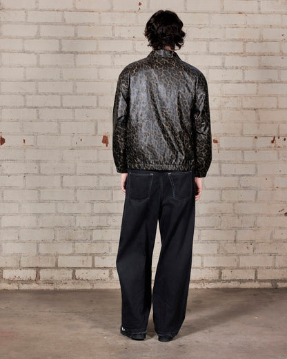 【PLEASURES - プレジャーズ】LEOPARD WAXED JACKET / LEOPARD (ジャケット/レオパード)