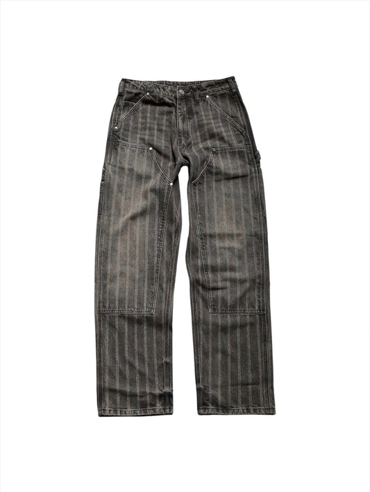 【BASKETCASE  - バスケットケース】HENCH, double knee pants (hickory) / WASHED BROWN (パンツ/ウォッシュドブラウン)