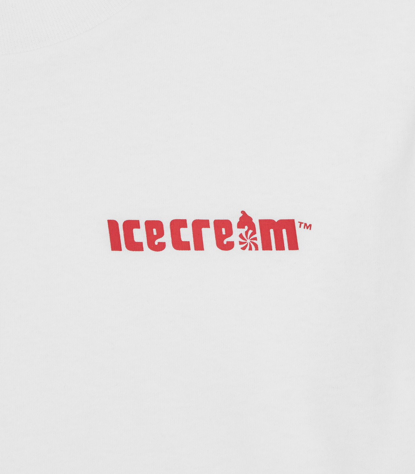 【ICE CREAM - アイスクリーム】 RUNNING DOG L/S T-SHIRT / WHITE (ロンT/ホワイト)