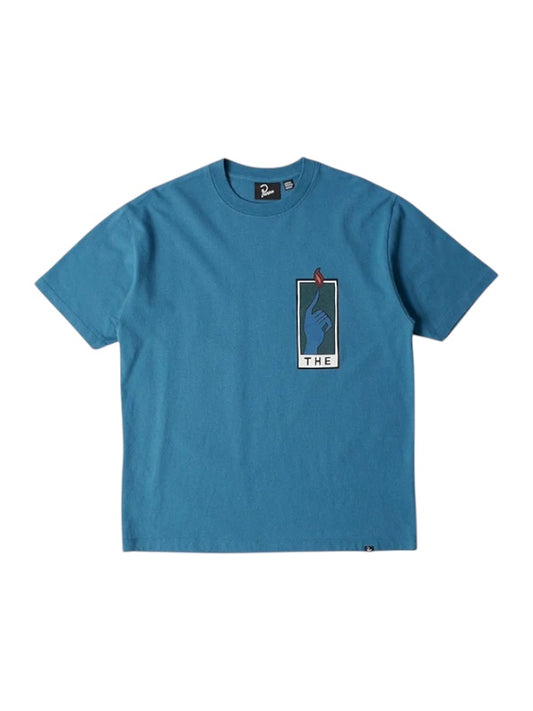 【by Parra - バイパラ】HANDS OF TIME T-SHIRT / BLUE (Tシャツ/ブルー)