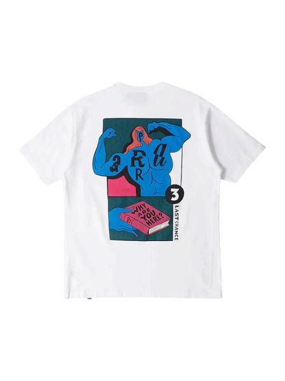 【by Parra - バイパラ】WHY ARE YOU HERE T-SHIRT / WHITE (Tシャツ/ホワイト)