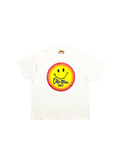 【SWJP - エスダブリュージェイピー】CALMDOWN T-SHIRT / WHITE (Tシャツ/ホワイト)