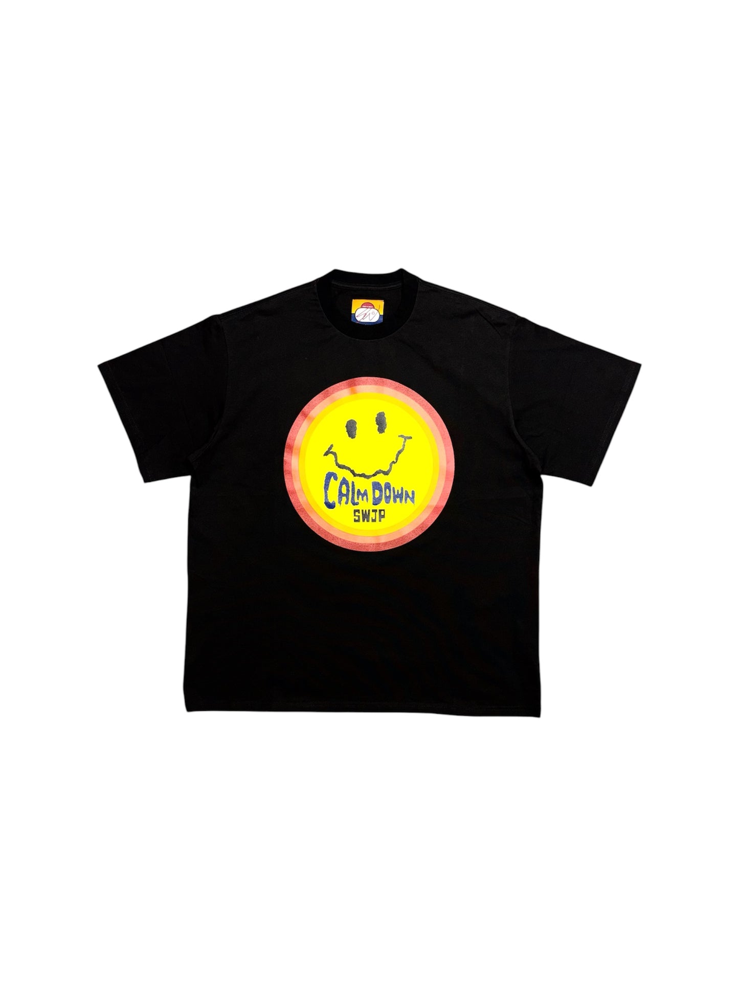 【SWJP - エスダブリュージェイピー】CALMDOWN T-SHIRT / BLACK (Tシャツ/ブラック)
