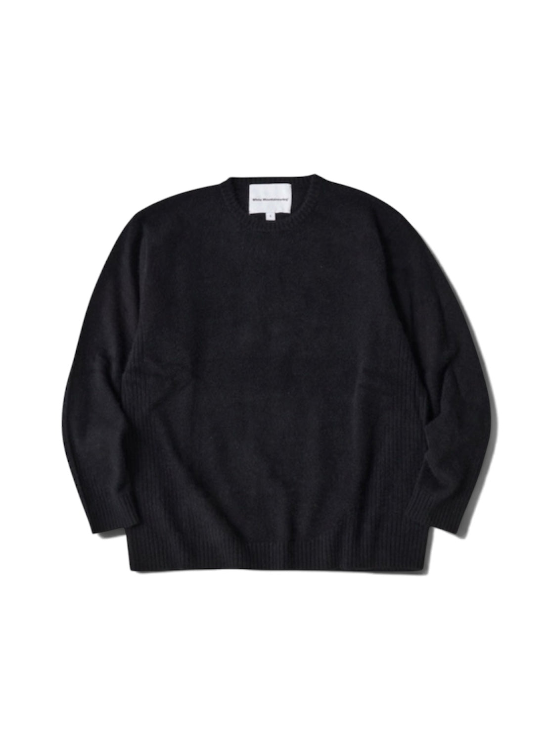 【White Mountaineering - ホワイトマウンテニアリング】RACCOON KNIT CREW NECK PULLOVER / BLACK (プルオーバー/ブラック)