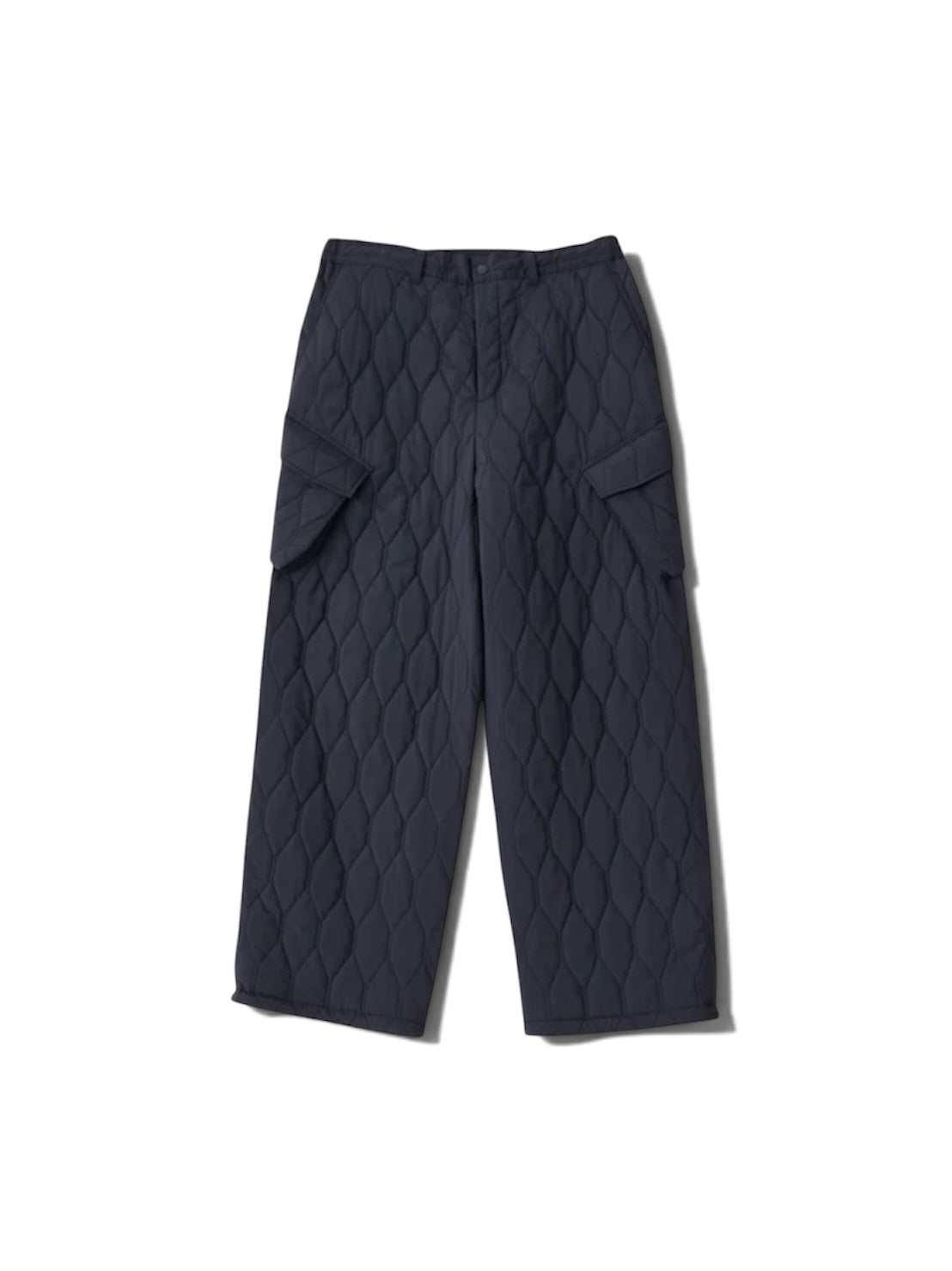 【White Mountaineering - ホワイトマウンテニアリング】QUILTED WIDE CARGO PANTS / BLACK (パンツ/ブラック)