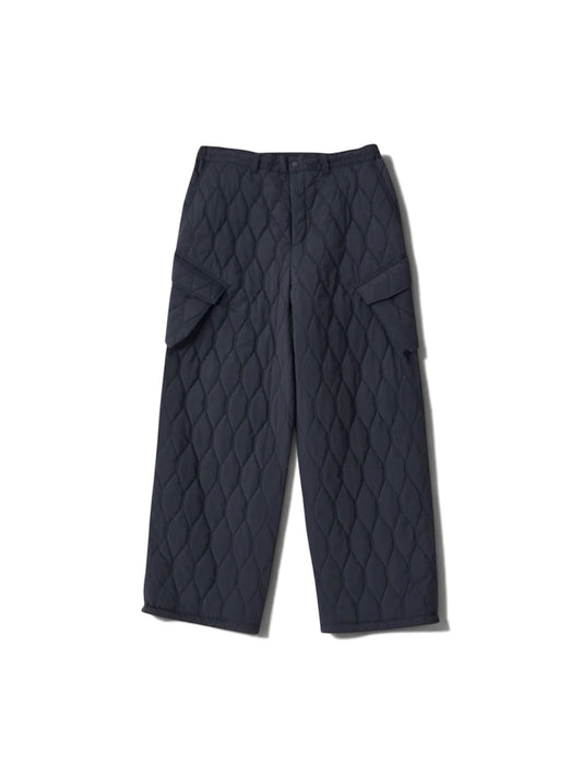 【White Mountaineering - ホワイトマウンテニアリング】QUILTED WIDE CARGO PANTS / BLACK (パンツ/ブラック)