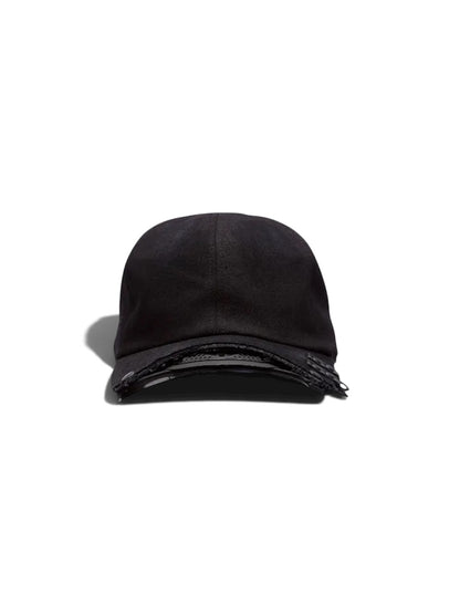 【INNERRAUM - インナーラム】C52 CROPPED BASEBALL CAP/ BLACK MATT（キャップ / ブラックマット）