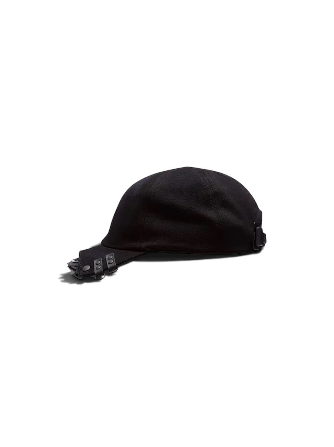 【INNERRAUM - インナーラム】C52 CROPPED BASEBALL CAP/ BLACK MATT（キャップ / ブラックマット）