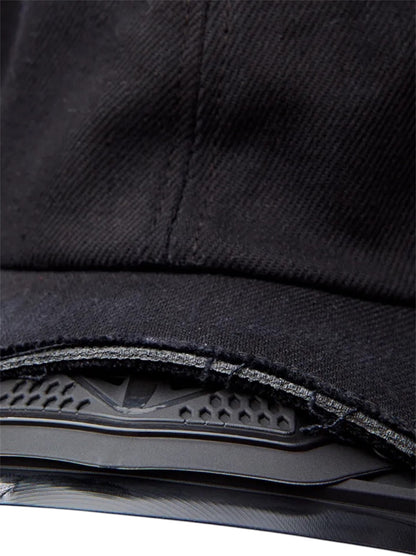 【INNERRAUM - インナーラム】C52 CROPPED BASEBALL CAP/ BLACK MATT（キャップ / ブラックマット）