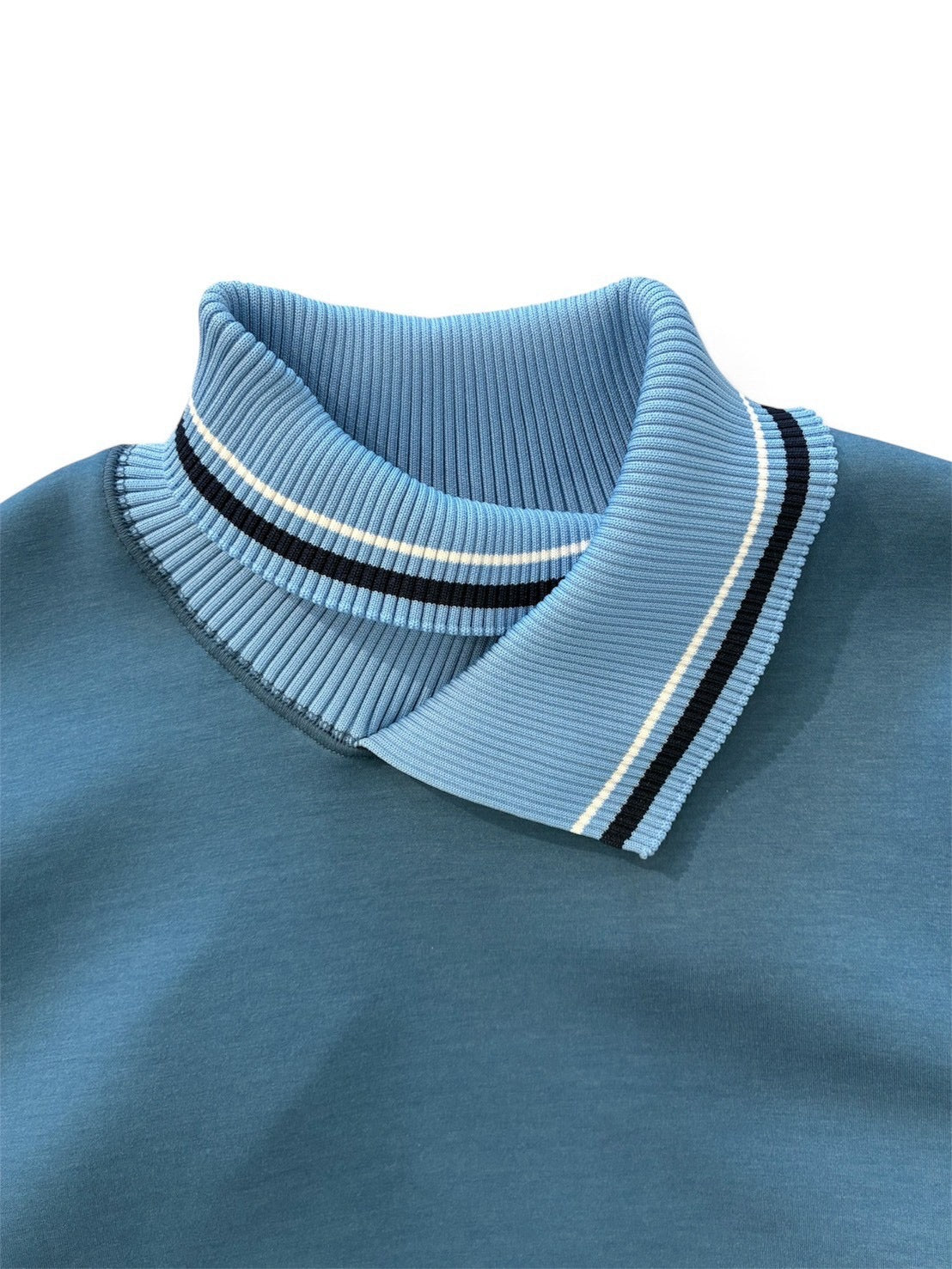 【kolor BEACON - カラー ビーコン】26WBM-T04232-72 Tops / BLUE (スウェットシャツ/ブルー