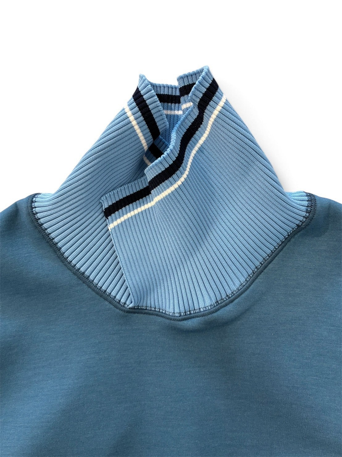 【kolor BEACON - カラー ビーコン】26WBM-T04232-72 Tops / BLUE (スウェットシャツ/ブルー