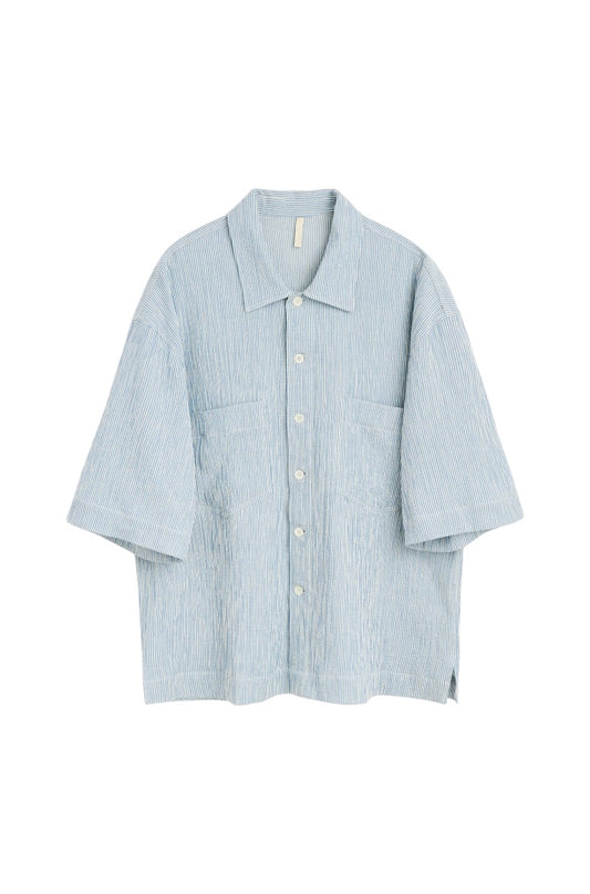 【SUN FLOWER - サンフラワー】Adam Shirt / Blue(シャツ/ブルー)