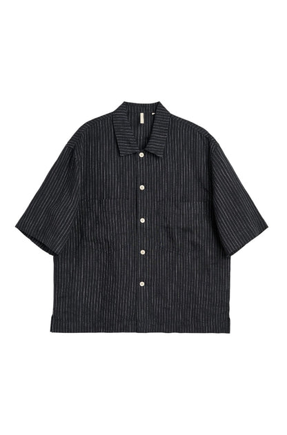 【SUN FLOWER - サンフラワー】Adam Shirt / Black (シャツ/ブラック)