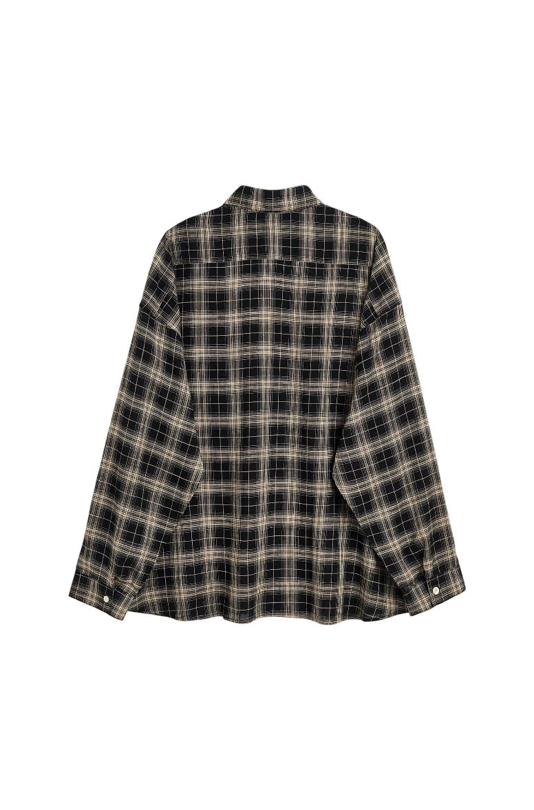 【SUN FLOWER - サンフラワー】Stable Shirt / Black  (シャツ/ブラック)