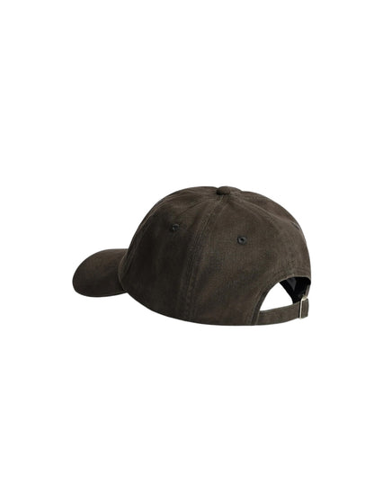 【SUN FLOWER - サンフラワー】Logo Dad Cap Washed Twill/ Antracite (キャップ/グレー)