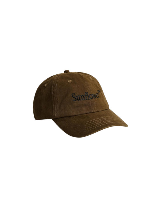 【SUN FLOWER - サンフラワー】Logo Dad Cap Washed Twill/ Brown (キャップ/ブラウン)