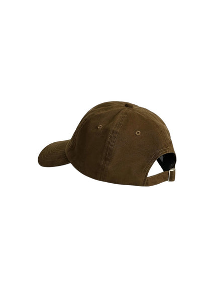 【SUN FLOWER - サンフラワー】Logo Dad Cap Washed Twill/ Brown (キャップ/ブラウン)