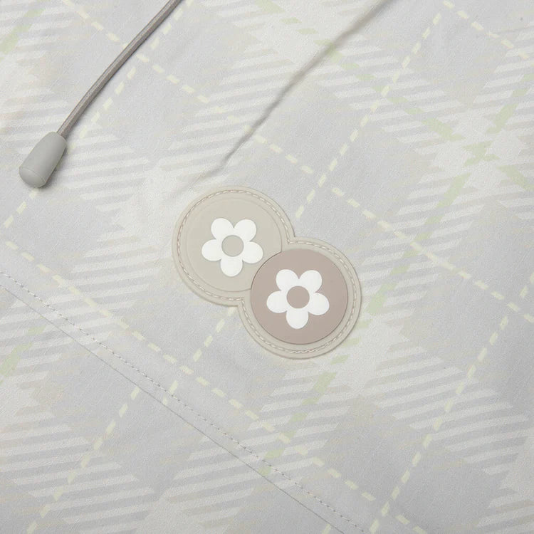 【VANDY THE PINK - ヴァンディー・ザ・ピンク】PLAID WINDBREAKER JACKET / CREAM (ジャケット/クリーム)