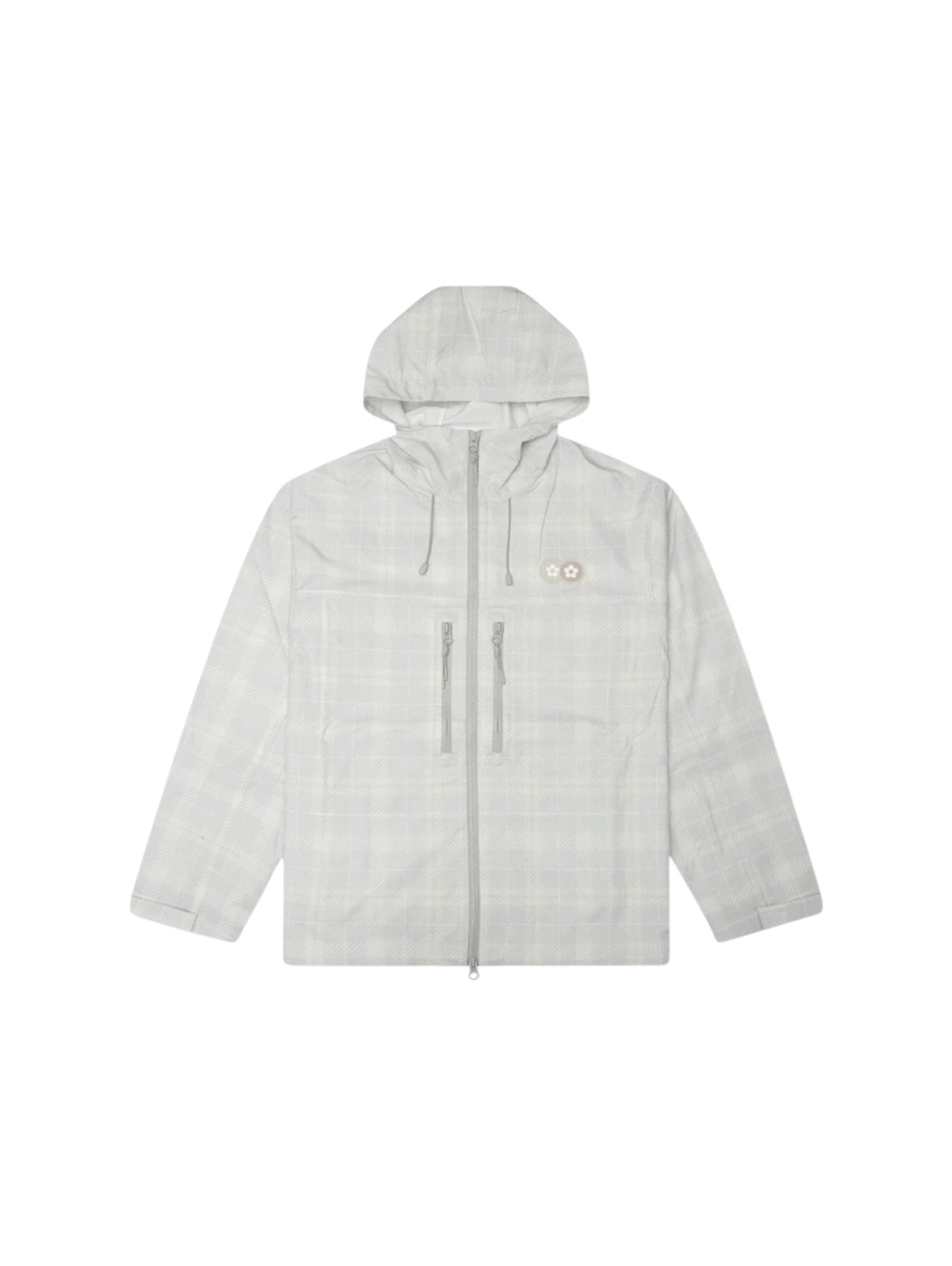 【VANDY THE PINK - ヴァンディー・ザ・ピンク】PLAID WINDBREAKER JACKET / CREAM (ジャケット/クリーム)