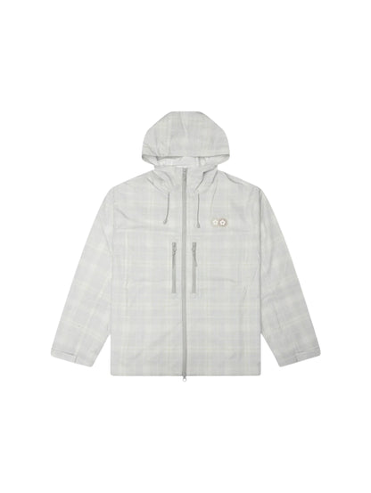 【VANDY THE PINK - ヴァンディー・ザ・ピンク】PLAID WINDBREAKER JACKET / CREAM (ジャケット/クリーム)