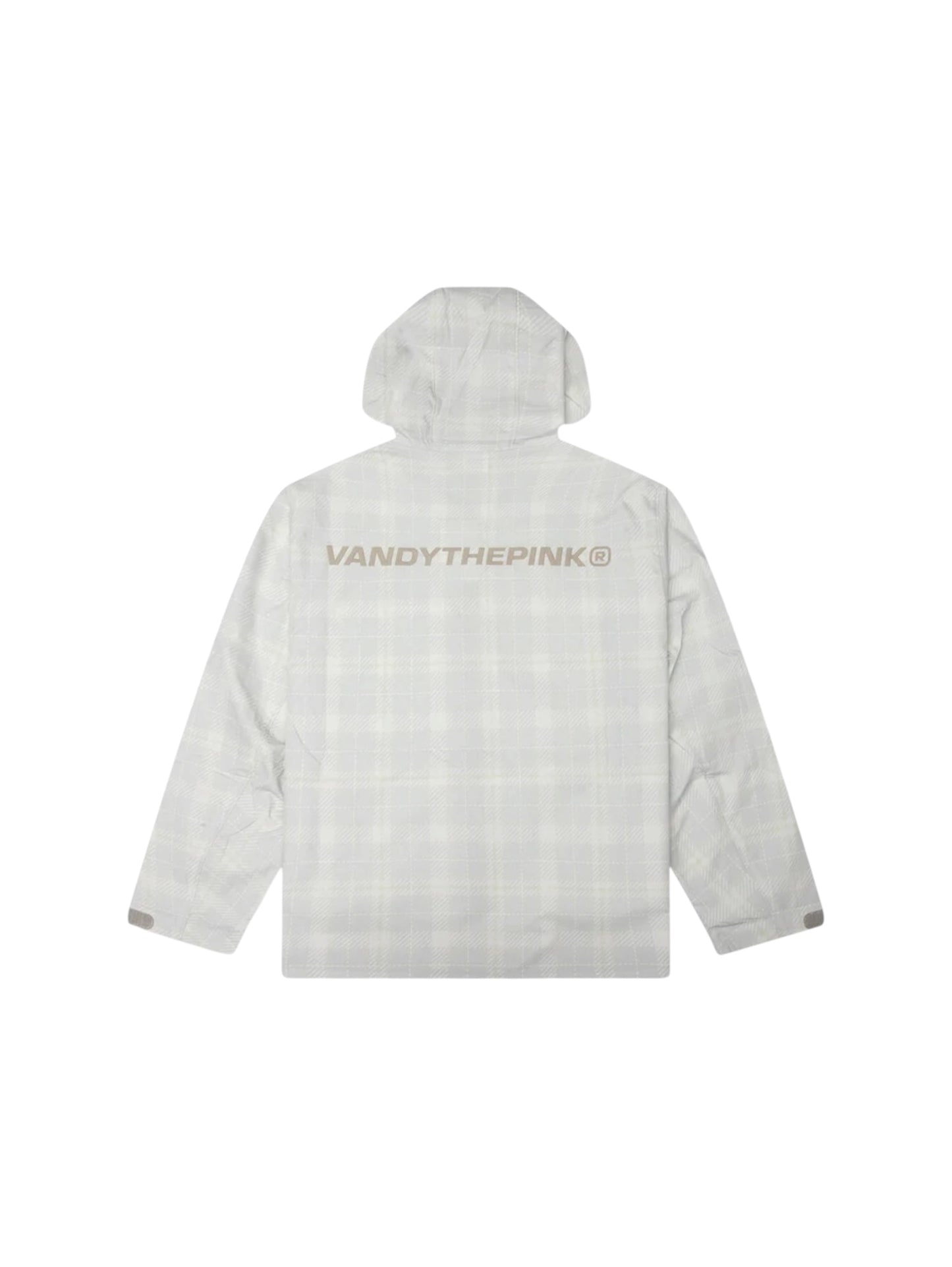 【VANDY THE PINK - ヴァンディー・ザ・ピンク】PLAID WINDBREAKER JACKET / CREAM (ジャケット/クリーム)