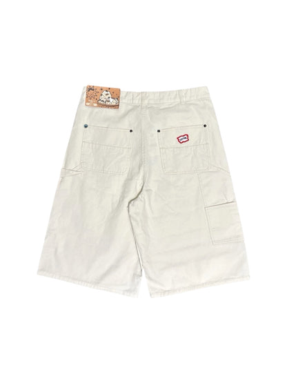 【ICE CREAM - アイスクリーム】CHOCO DOUBLE KNEE CARPENTER SHORTS / ANTIQUE WHITE (パンツ/アンティークホワイト)