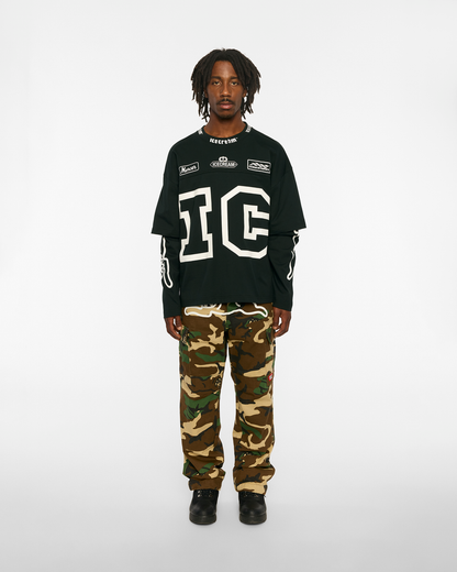 【ICE CREAM - アイスクリーム】STRAWBERRY BOXY FIT LS T-SHIRT / JET SET (Tシャツ/ジェットセット)