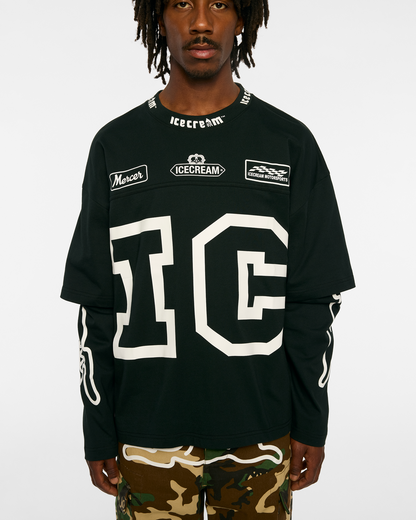 【ICE CREAM - アイスクリーム】STRAWBERRY BOXY FIT LS T-SHIRT / JET SET (Tシャツ/ジェットセット)