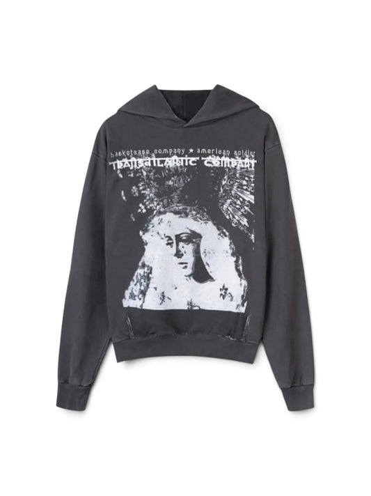 【BASKETCASE  - バスケットケース】AVE MARIA HOODIE / VINTAGE BLACK (フーディー/ヴィンテージブラック)