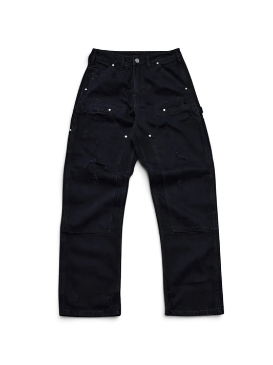 【BASKETCASE  - バスケットケース】HENCH DOUBLE KNEE PANTS / BLACK (パンツ/ブラック)