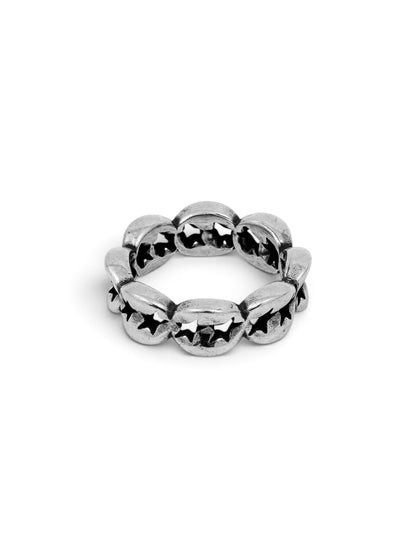 【TWO JEYS  - トゥージェイズ】CARABROTE MULTI LINK RING / SILVER (アクセサリー/シルバー)