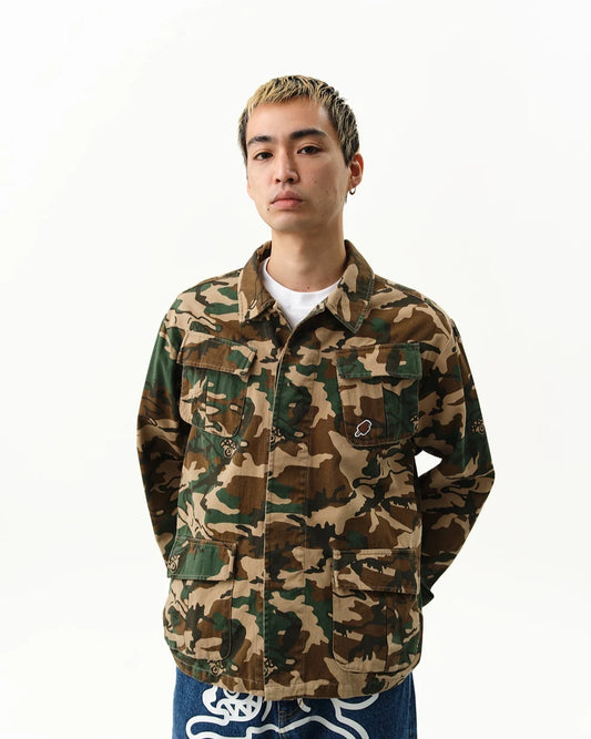 【ICE CREAM - アイスクリーム】RUNNING DOG WOODLAND CAMO FIELD JACKET /  CAMO (ジャケット/カモ)