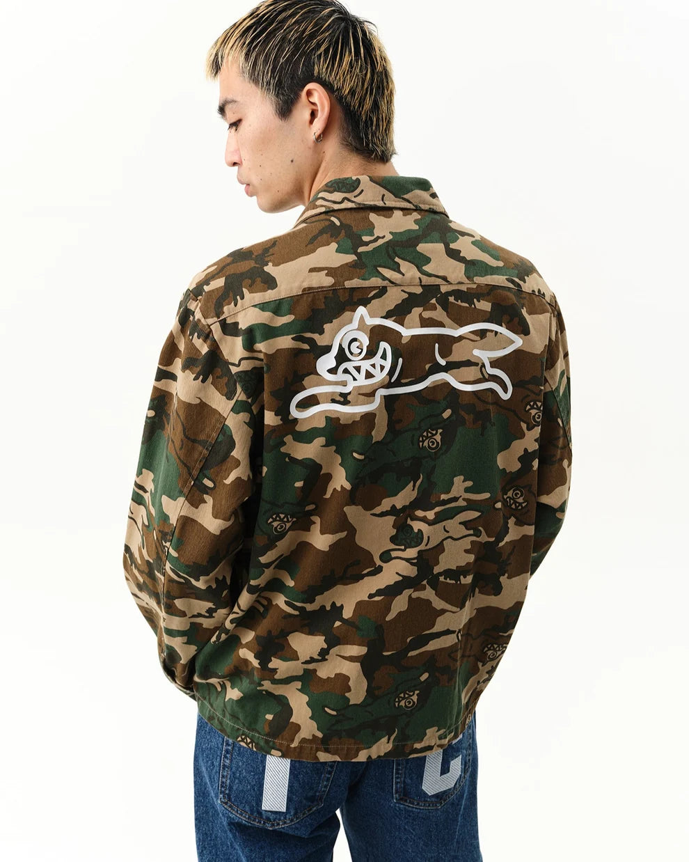 【ICE CREAM - アイスクリーム】RUNNING DOG WOODLAND CAMO FIELD JACKET /  CAMO (ジャケット/カモ)