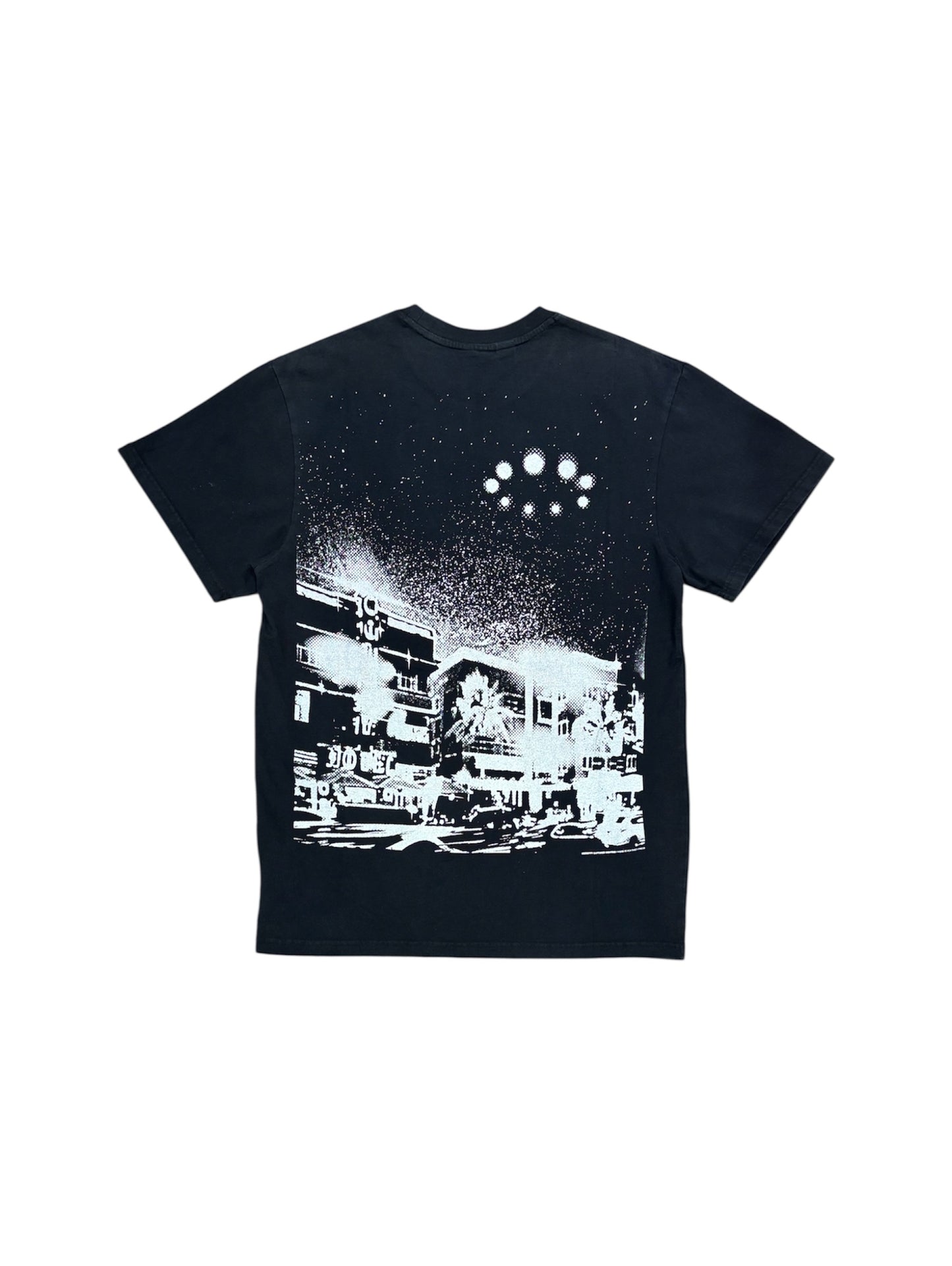 【Billionaire Boys Club-ビリオネアボーイズクラブ】 BB SIGHTING WASHED PRINT OVERSIZED T-SHIRT / BLACK (Tシャツ/ブラック)