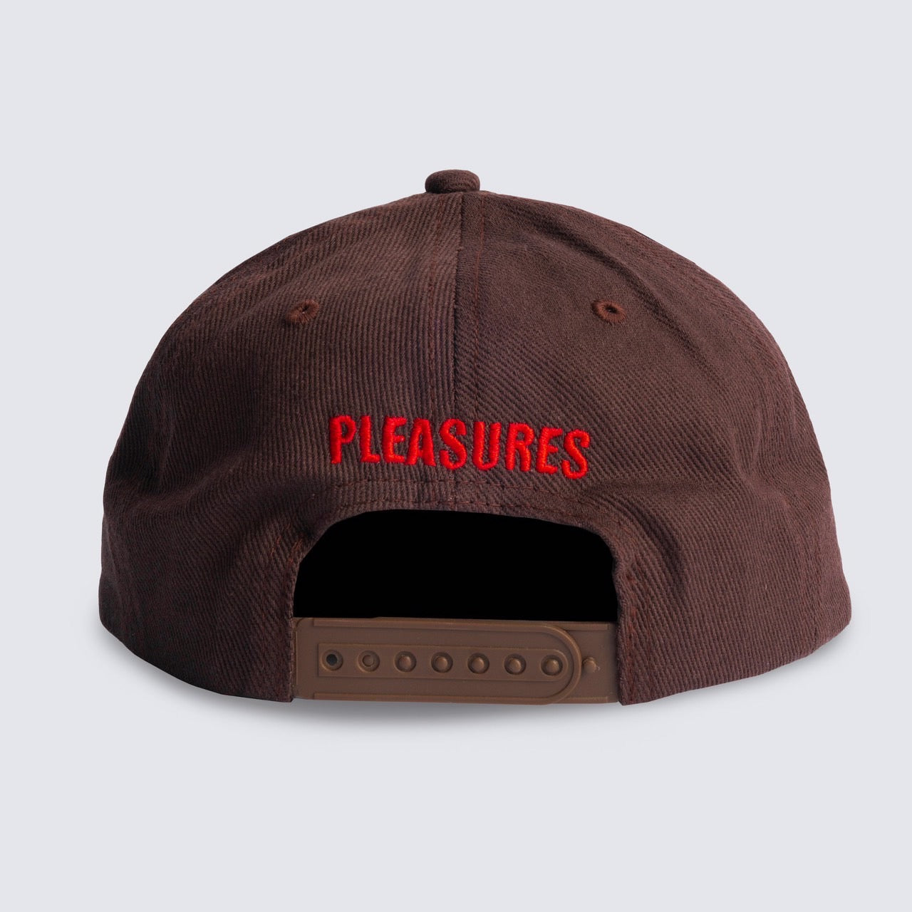 【PLEASURES - プレジャーズ】HEART SNAPBACK / BROWN (キャップ/ブラウン)