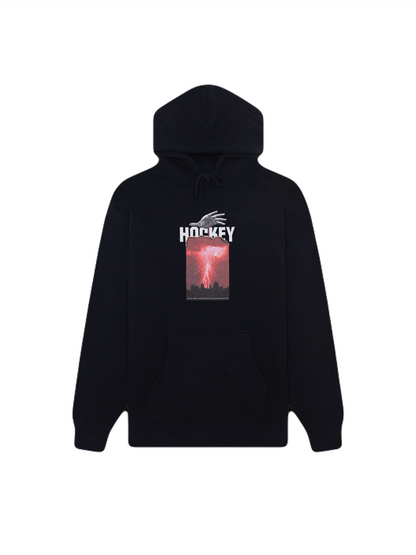 【HOCKEY - ホッケー 】 SIDE ONE HOODIE / BLACK (フーディ/ブラック)