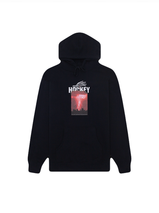 【HOCKEY - ホッケー 】 SIDE ONE HOODIE / BLACK (フーディ/ブラック)