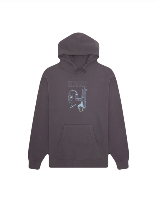 【HOCKEY - ホッケー 】 NOT HEAT HOODIE / CHARCOAL (フーディ/チャコール)